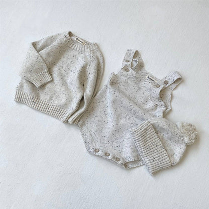 ニット・セーター 長袖セーター ニット素材 カラフルネップ ラグランスリーブトップス【mh0011369】