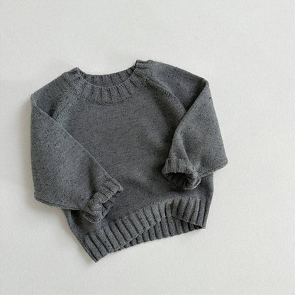 ニット・セーター 長袖セーター ニット素材 カラフルネップ ラグランスリーブトップス【mh0011369】