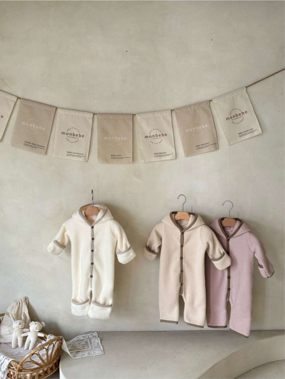 アウタージャンプスーツ 長袖もこもこフーディロンパース | フード付きボア | 防寒アウタージャンプスーツ【mh0011497】