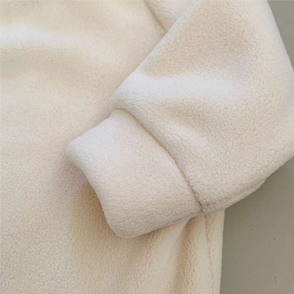 ショートコート・ジャケット・ジャンパー 長袖くま耳フーディブルゾン | ベアくま刺繍 | ボアアウター【mh0011498】