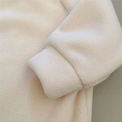 ショートコート・ジャケット・ジャンパー 長袖くま耳フーディブルゾン | ベアくま刺繍 | ボアアウター【mh0011498】