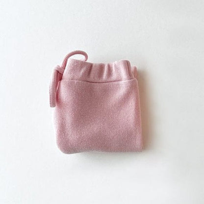 ロングパンツ・スウェットパンツ Pink / 73cm ベビーパンツ シンプルベーシックワイドルーズイージーパンツ【mh0009034】