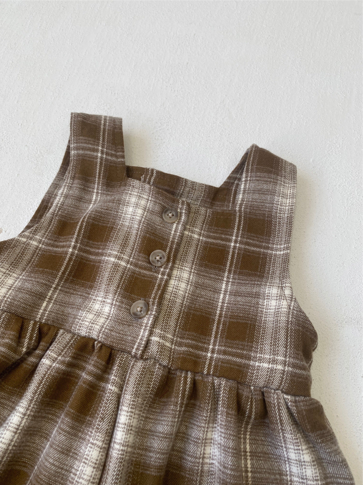 サロペットパンツ・サスペンダーパンツ Plaid Loose Bib Pants Jumpsuit チェック柄 ルーズ サロペット パンツ【mh0011941】