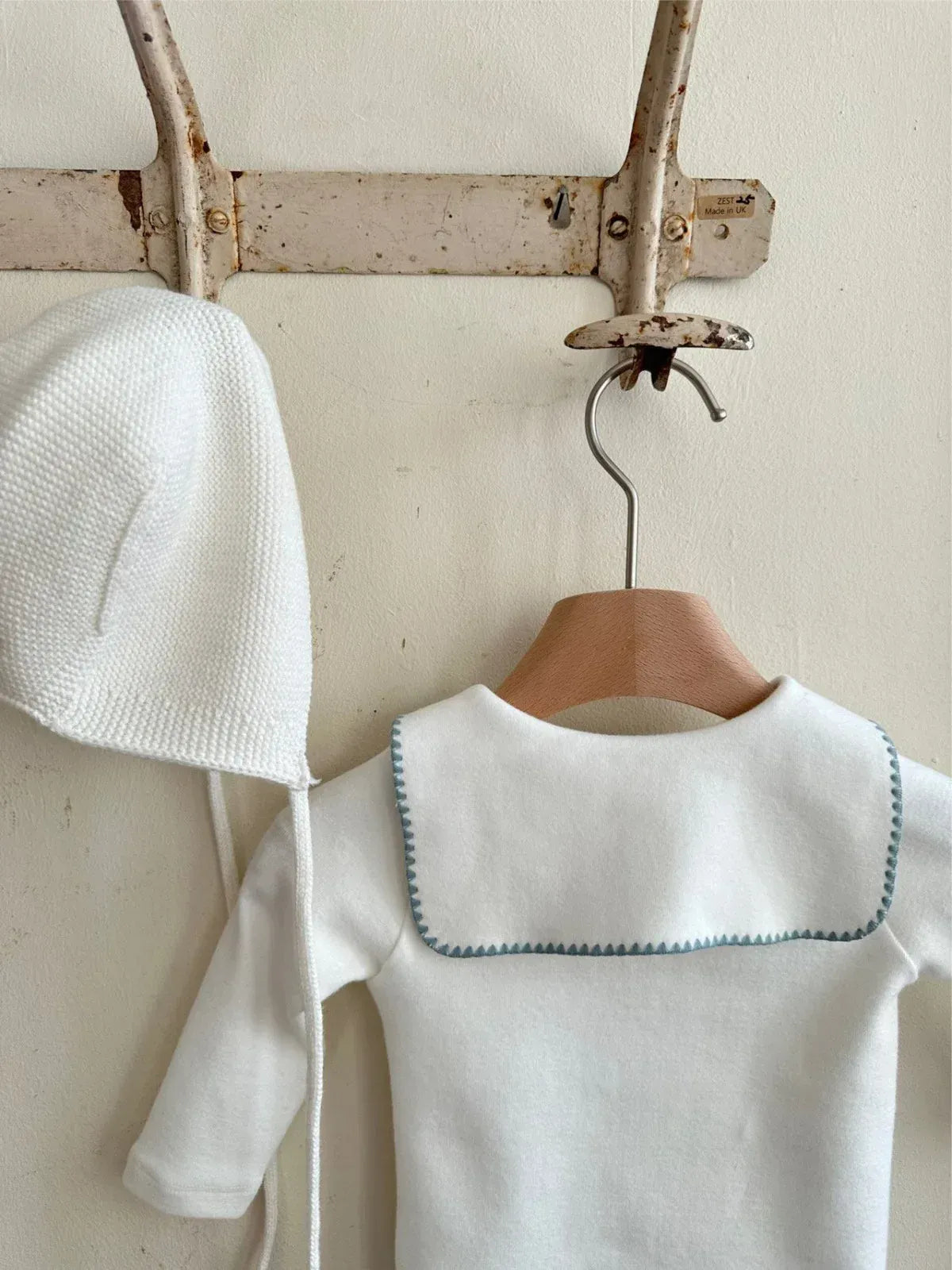 長袖シャツ・ブラウス ベビートップス 縁取り丸襟長袖Tシャツブラウス 2カラー【mh0007067】