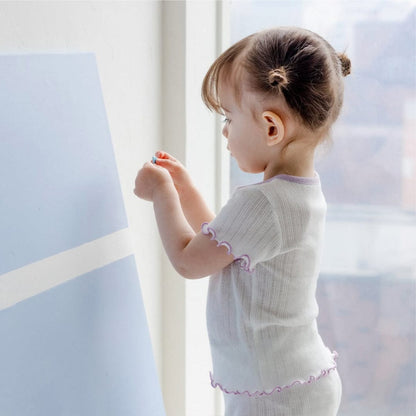 半袖セットアップ フリル半袖Tシャツ+キャミソール+パンツセットアップ 3点セット【mh0009853】