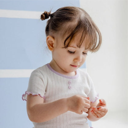 半袖セットアップ フリル半袖Tシャツ+キャミソール+パンツセットアップ 3点セット【mh0009853】