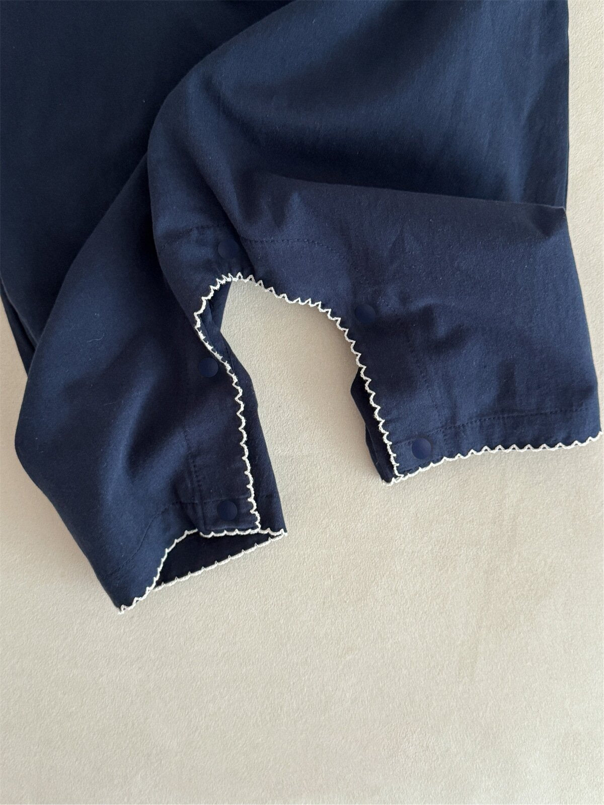 長袖ロンパース Two-Button Pocket Romper 2ボタン ポケット付ロンパース【mh0012120】