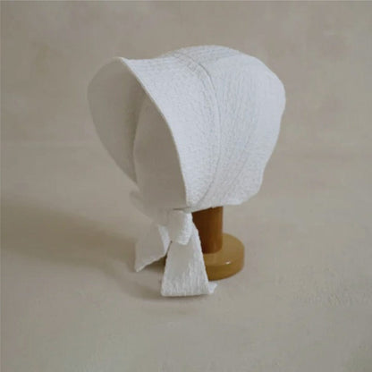 ブルマパンツ White hat / One Size フリルショルダースカートサスペンダーブルマパンツ+ボンネット帽子セット【mh0009990】