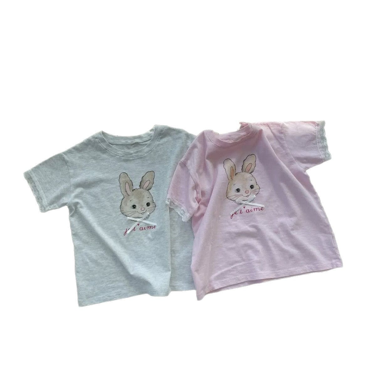 半袖Tシャツ うさぎラビットリボン半袖Tシャツ【mh0009857】