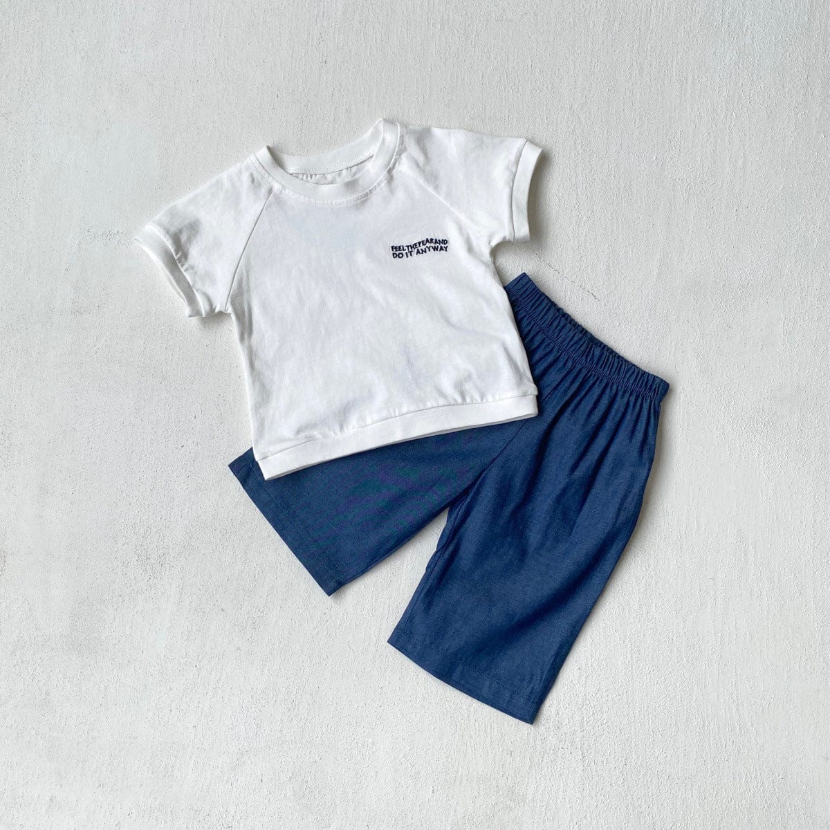 半袖Tシャツ レターロゴ刺繍半袖Tシャツ【mh0009981】