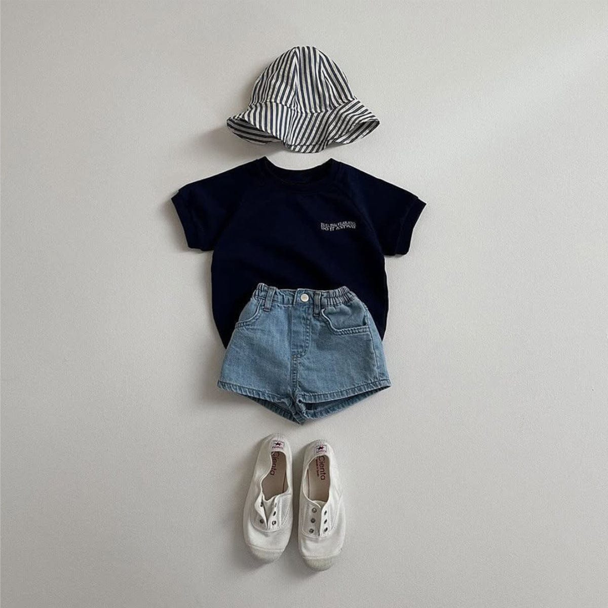 半袖Tシャツ レターロゴ刺繍半袖Tシャツ【mh0009981】