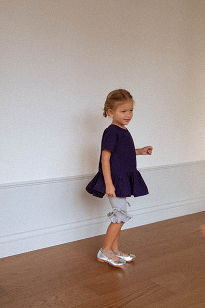 半袖Tシャツ ビッグペプラムフリル半袖Tシャツブラウス【mh0009991】