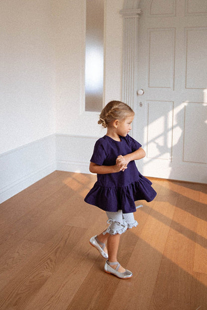 半袖Tシャツ ビッグペプラムフリル半袖Tシャツブラウス【mh0009991】