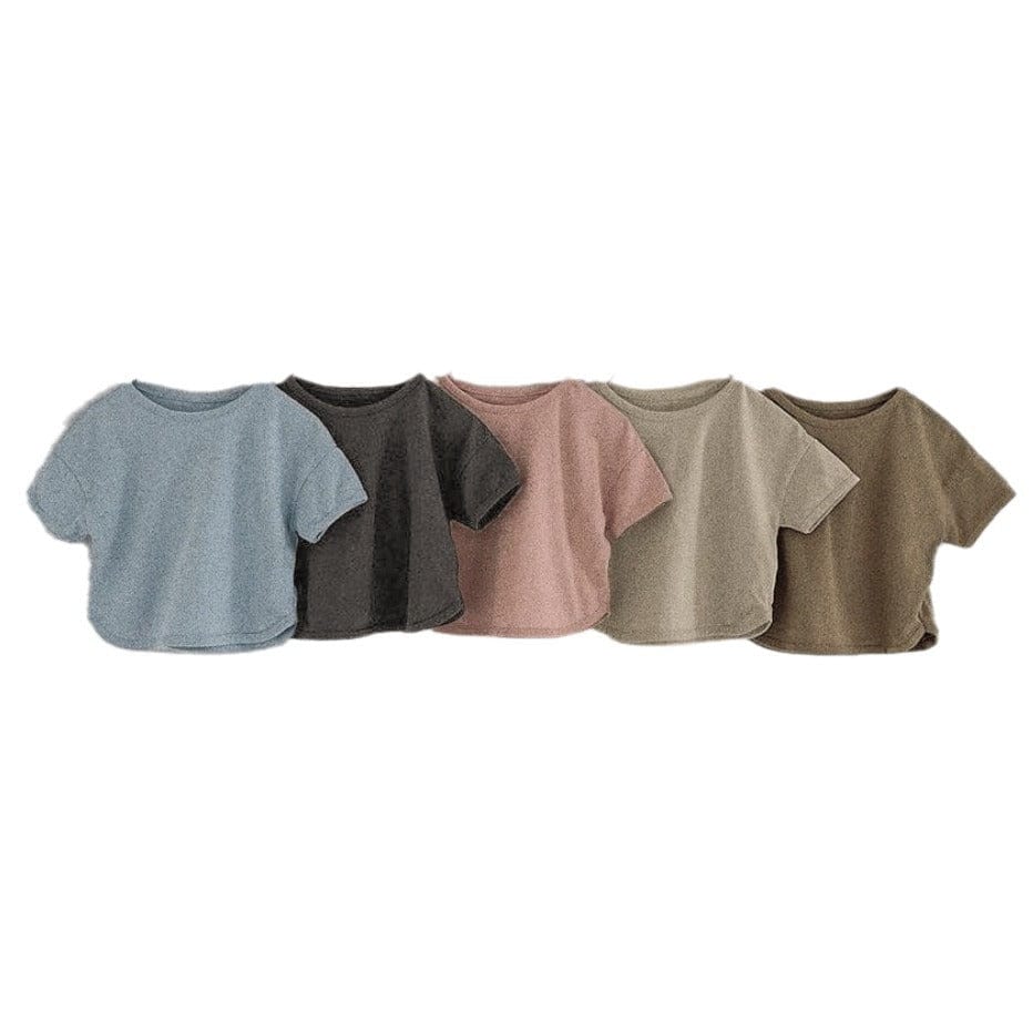 半袖Tシャツ シンプルデイリー半袖Tシャツ【mh0009993】