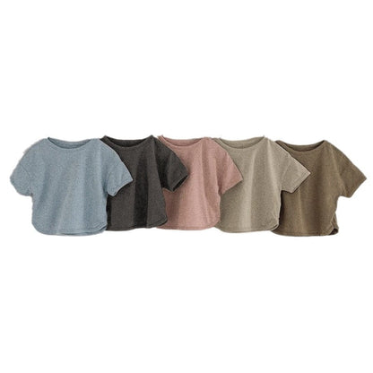 半袖Tシャツ シンプルデイリー半袖Tシャツ【mh0009993】