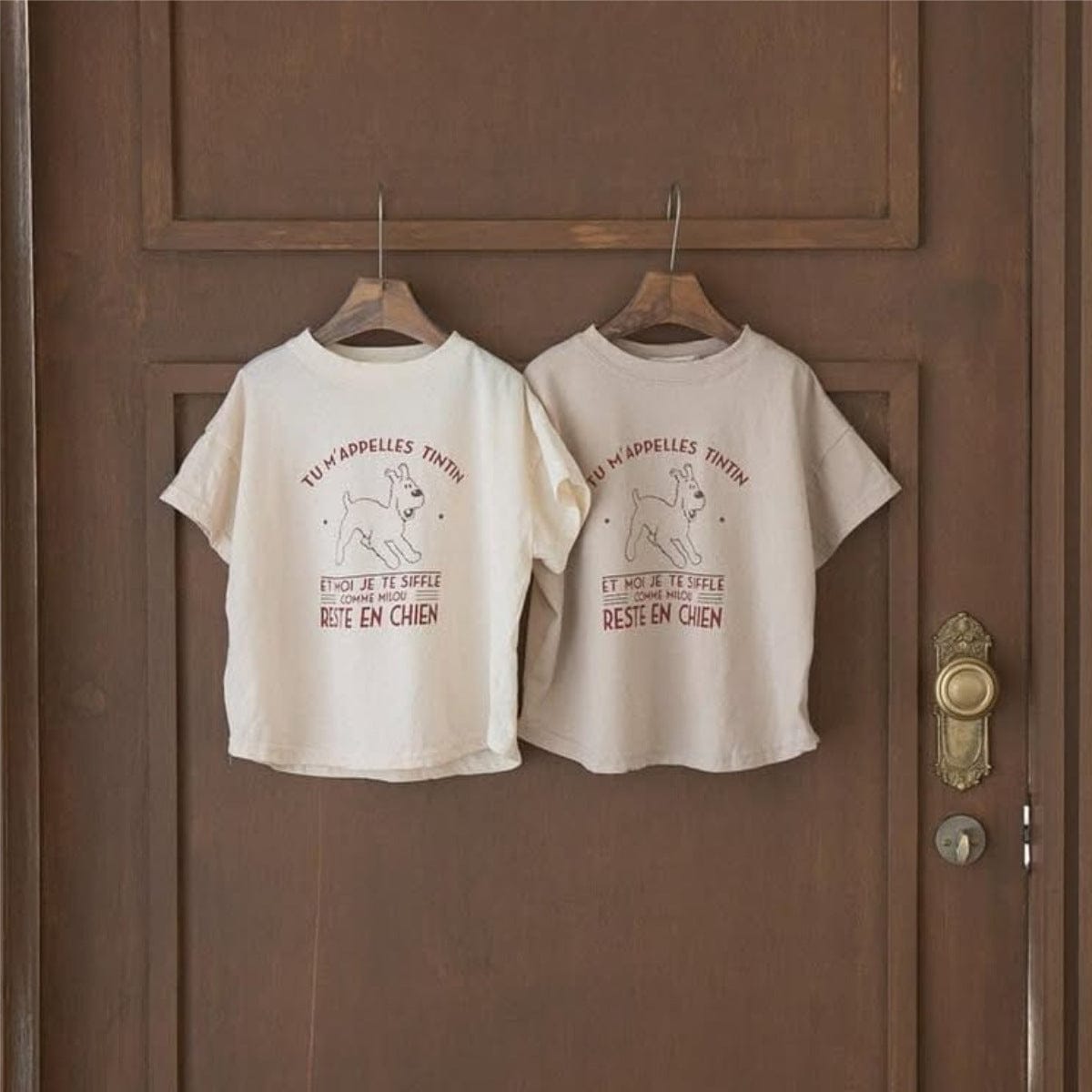 半袖Tシャツ 犬ドッグプリント半袖Tシャツ【mh0010207】