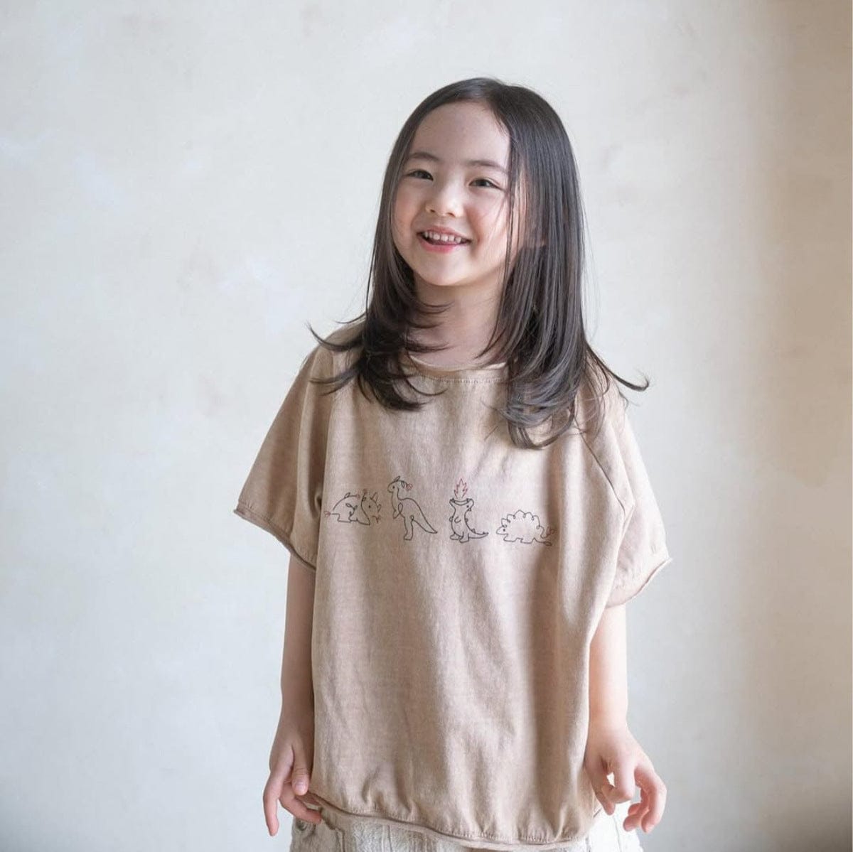 半袖Tシャツ ダイナソー恐竜プリント半袖Tシャツ【mh0010211】