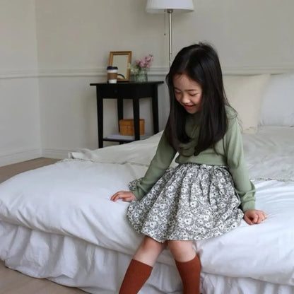 長袖Tシャツ リブコットン長袖カットソーTシャツ【mh0011107】