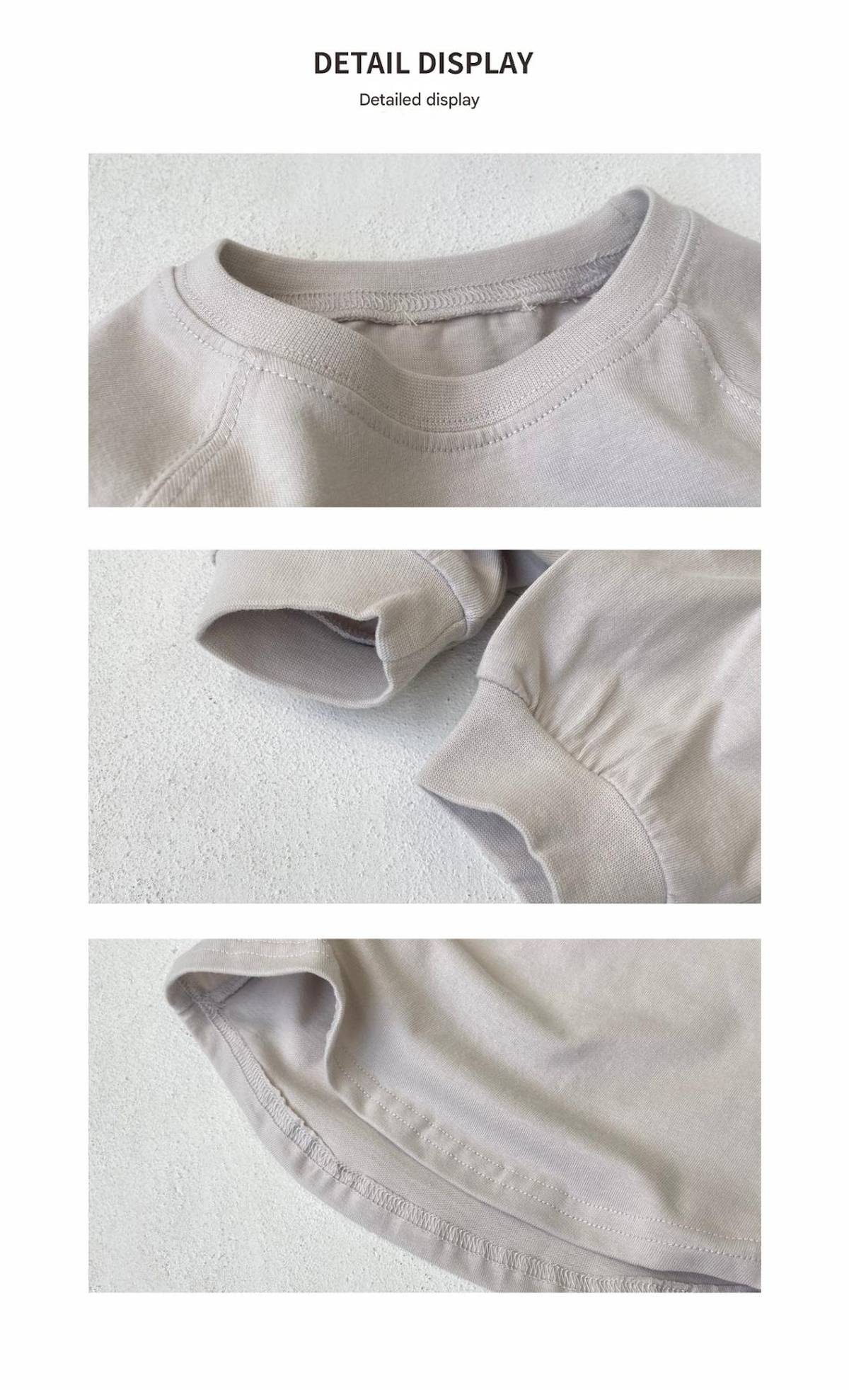 長袖Tシャツ 長袖Tシャツ スウェット素材 レインボー刺繍 ラグランスリーブトップス【mh0011372】