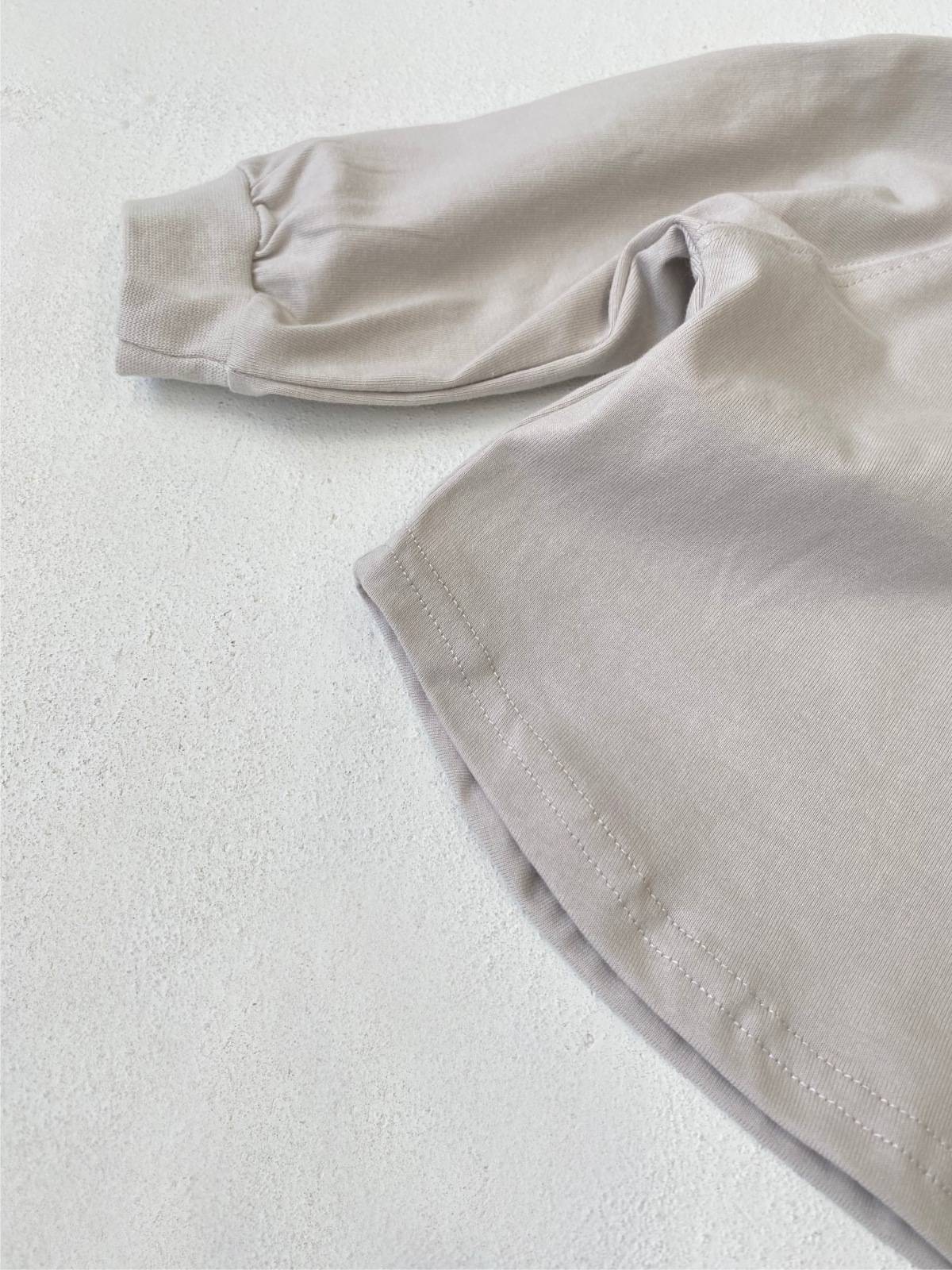 長袖Tシャツ 長袖Tシャツ スウェット素材 レインボー刺繍 ラグランスリーブトップス【mh0011372】