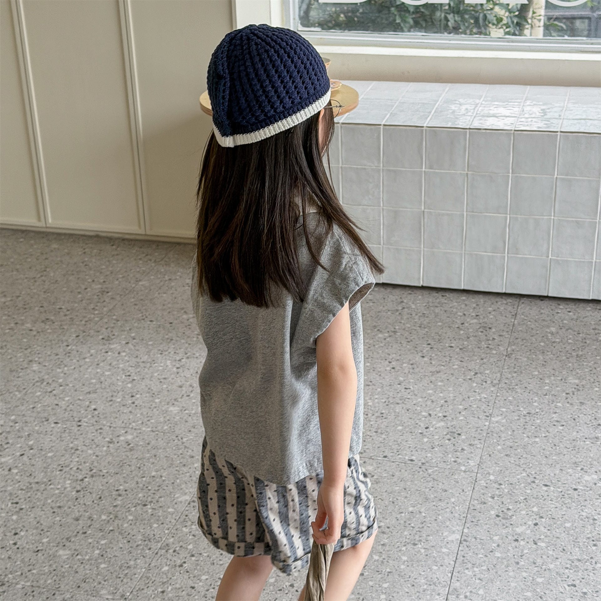 Bear Embroidery Short Sleeve Polo Shirt クマ 刺繍 ポロシャツ【mh0012666】 ADbaby 半袖シャツ・ブラウス