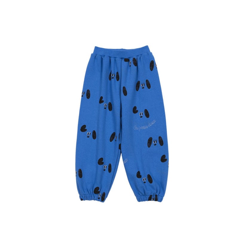 長袖セットアップ ドッグ柄スウェットシャツ+ジョガーパンツセットアップ 2点セット【mh0010985】