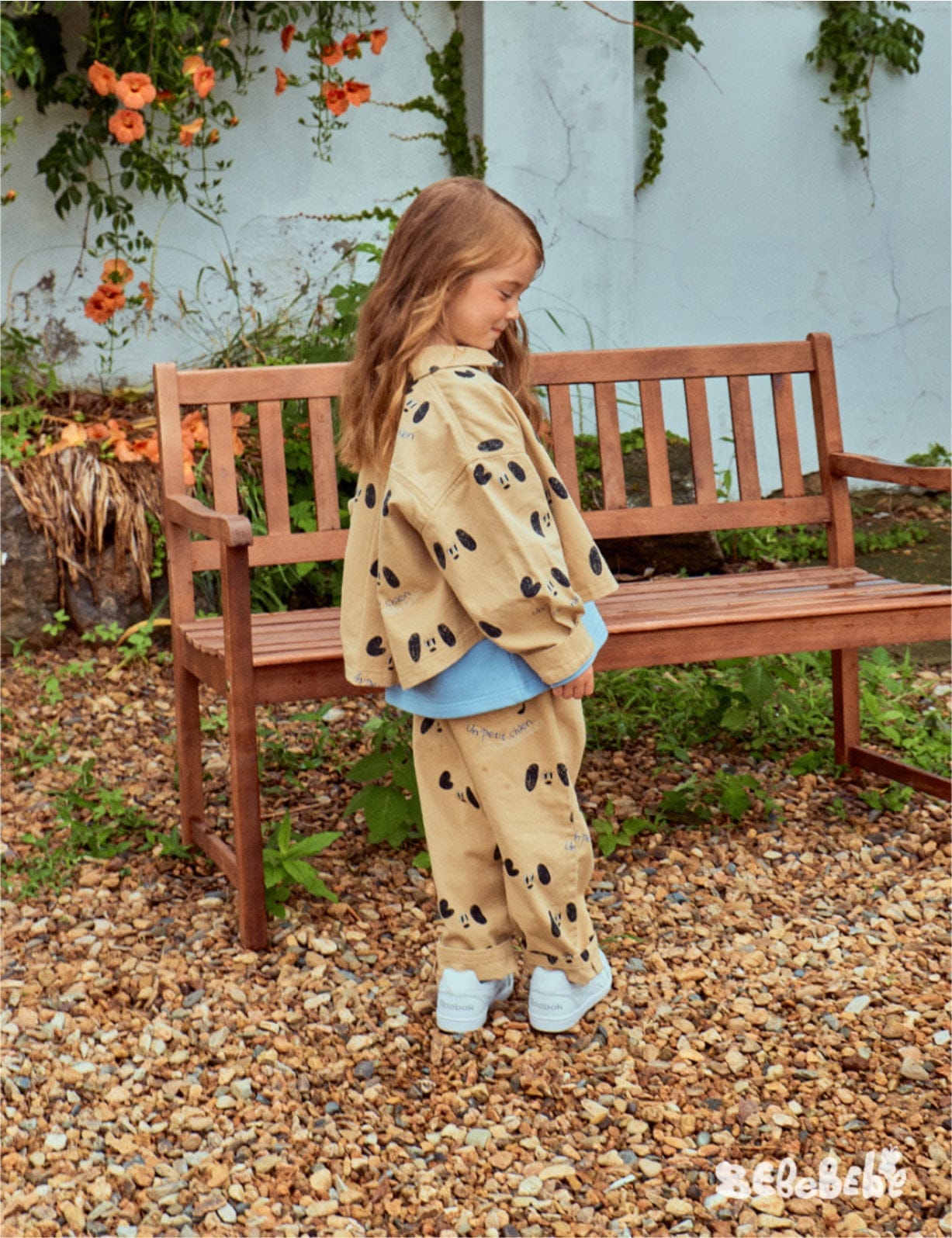 長袖セットアップ ドッグ柄ジャケット/犬プリントスウェット/いぬ柄パンツ【mh0010984】