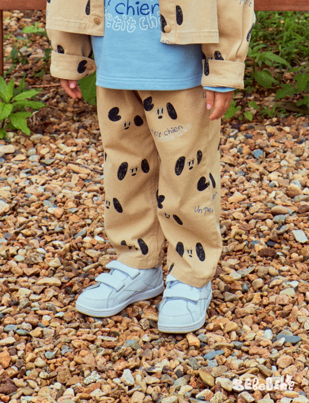 長袖セットアップ ドッグ柄ジャケット/犬プリントスウェット/いぬ柄パンツ【mh0010984】