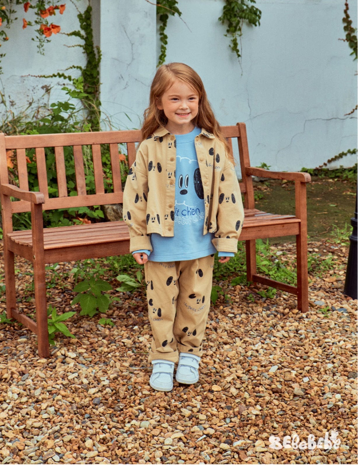 長袖セットアップ ドッグ柄ジャケット/犬プリントスウェット/いぬ柄パンツ【mh0010984】