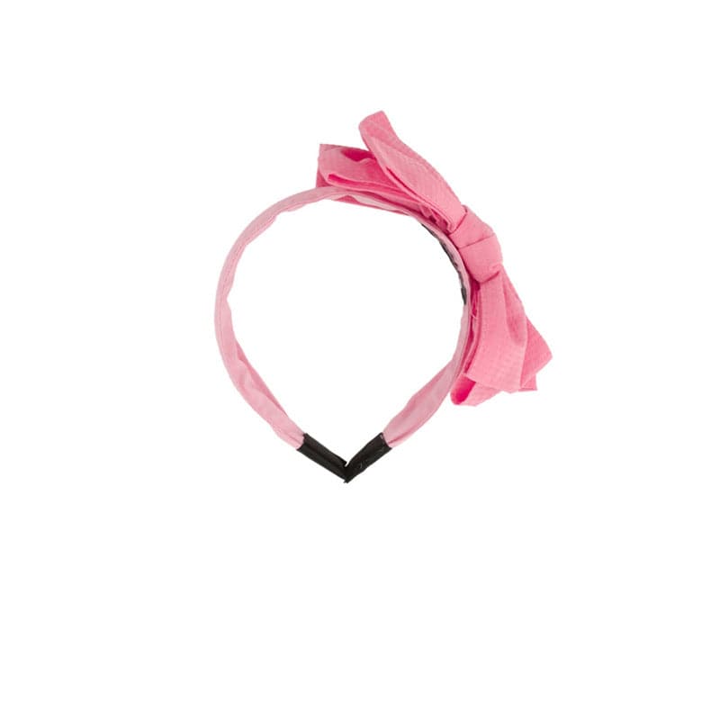 ノースリーブワンピース Pink Bow Headband / One Size いちごプリント長袖トップス/フリルレギンス/フリルワンピース/ノースリーブプリーツワンピース【mh0010988】
