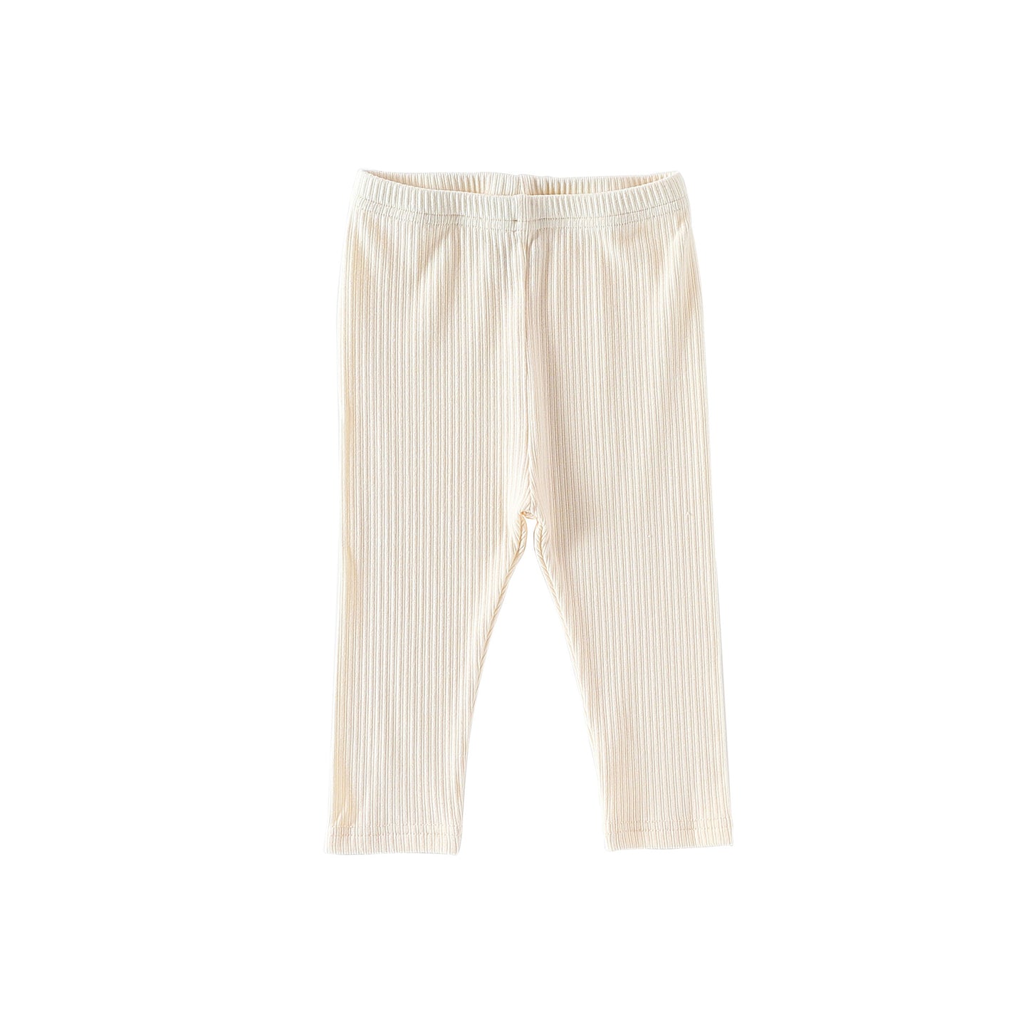 ロンパースセットアップ Beige pants / 66cm 長袖ロンパース/パンツ ショルダーフリル 無地 ベーシック ボディスーツ【mh0011729】