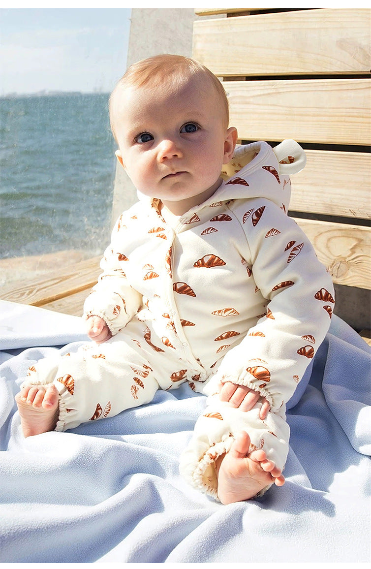 アウタージャンプスーツ アウタージャンプスーツ 耳付 中綿 厚手 手足カバー付【mh0011701】