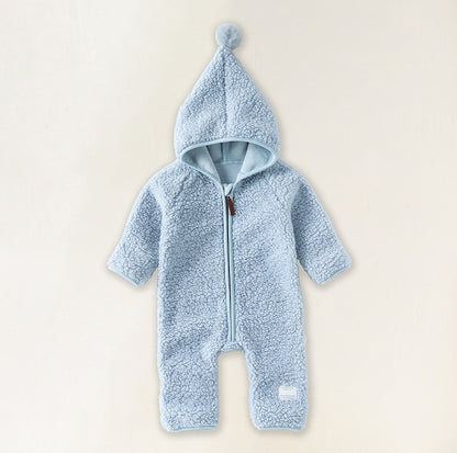 アウタージャンプスーツ アウタージャンプスーツ ボア 厚手 とんがりフーディ【mh0011706】