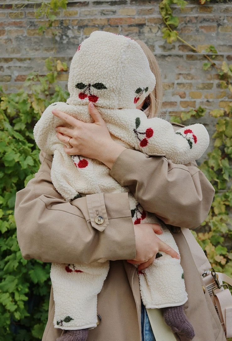 アウタージャンプスーツ アウタージャンプスーツ チェリーレモンダイナソーブレッド ボア 厚手 フード付 防寒【mh0011709】