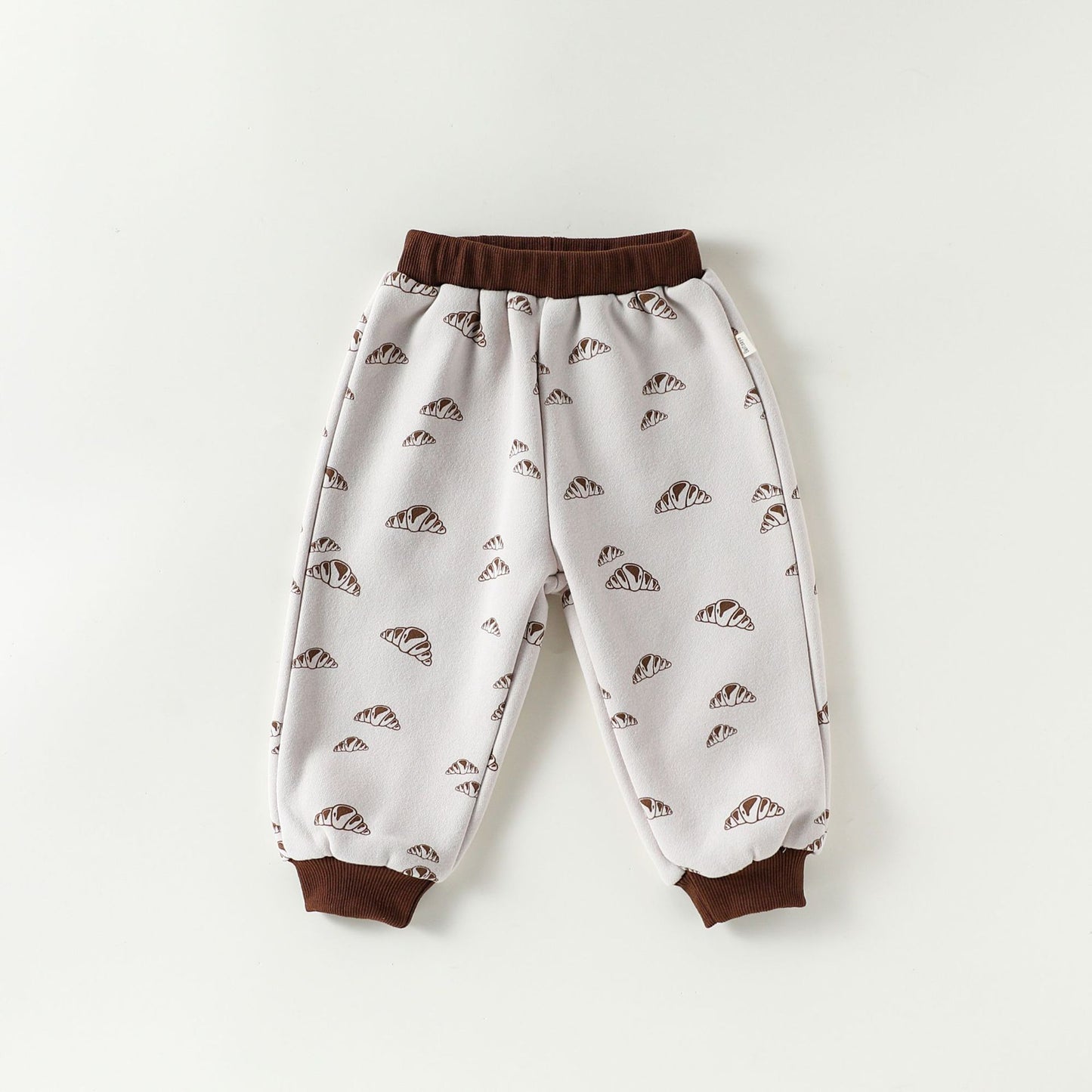 長袖セットアップ ジャケット/パンツ 厚手裏起毛 ジャージ パンブレッドプリント【mh0011717】