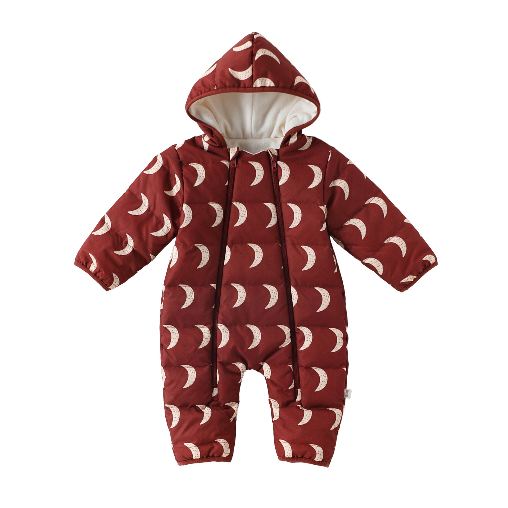 アウタージャンプスーツ Moon / 66cm アウタージャンプスーツ プリント 中綿 厚手 フード付 キルティング【mh0011700】