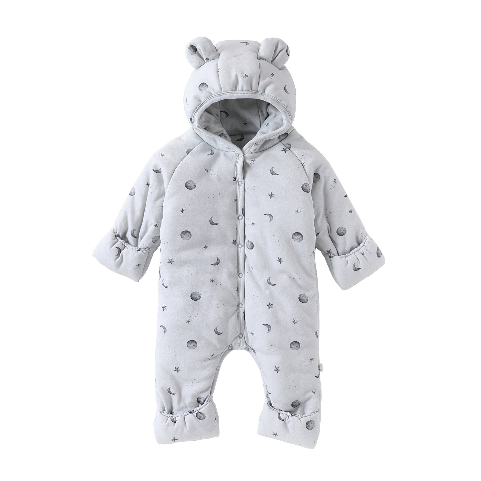 アウタージャンプスーツ Moon / 66cm アウタージャンプスーツ 耳付き 中綿 厚手 フード付 ハートリボン【mh0011702】