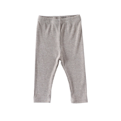 ロンパースセットアップ Oatmeal pants / 66cm 長袖ロンパース/パンツ ショルダーフリル 無地 ベーシック ボディスーツ【mh0011729】