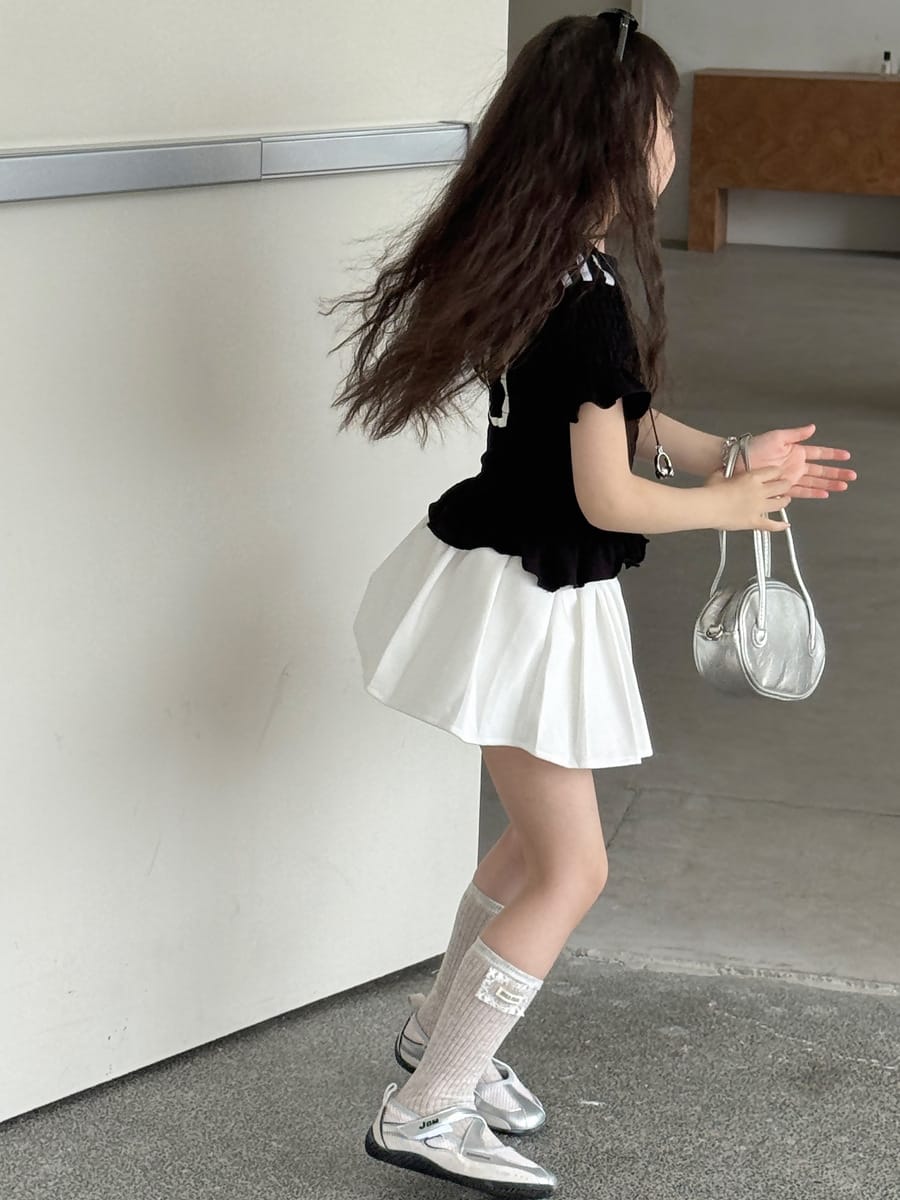 Belted Pleated Skirt プリーツ ミニスカート【mh0013076】 mamahalo kids スカート