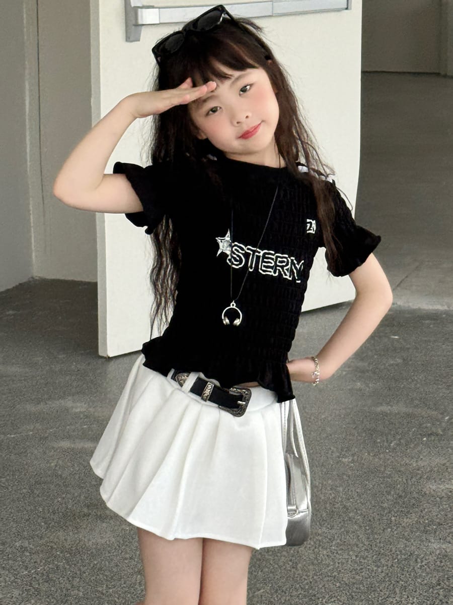 Belted Pleated Skirt プリーツ ミニスカート【mh0013076】 mamahalo kids スカート