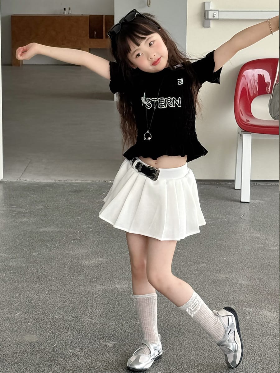 Belted Pleated Skirt プリーツ ミニスカート【mh0013076】 mamahalo kids スカート
