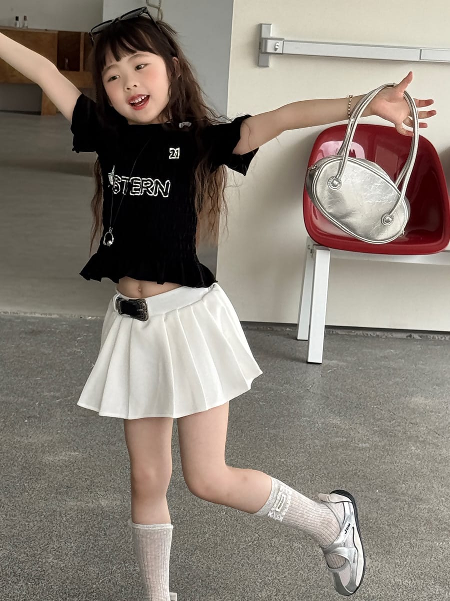 Belted Pleated Skirt プリーツ ミニスカート【mh0013076】 mamahalo kids スカート