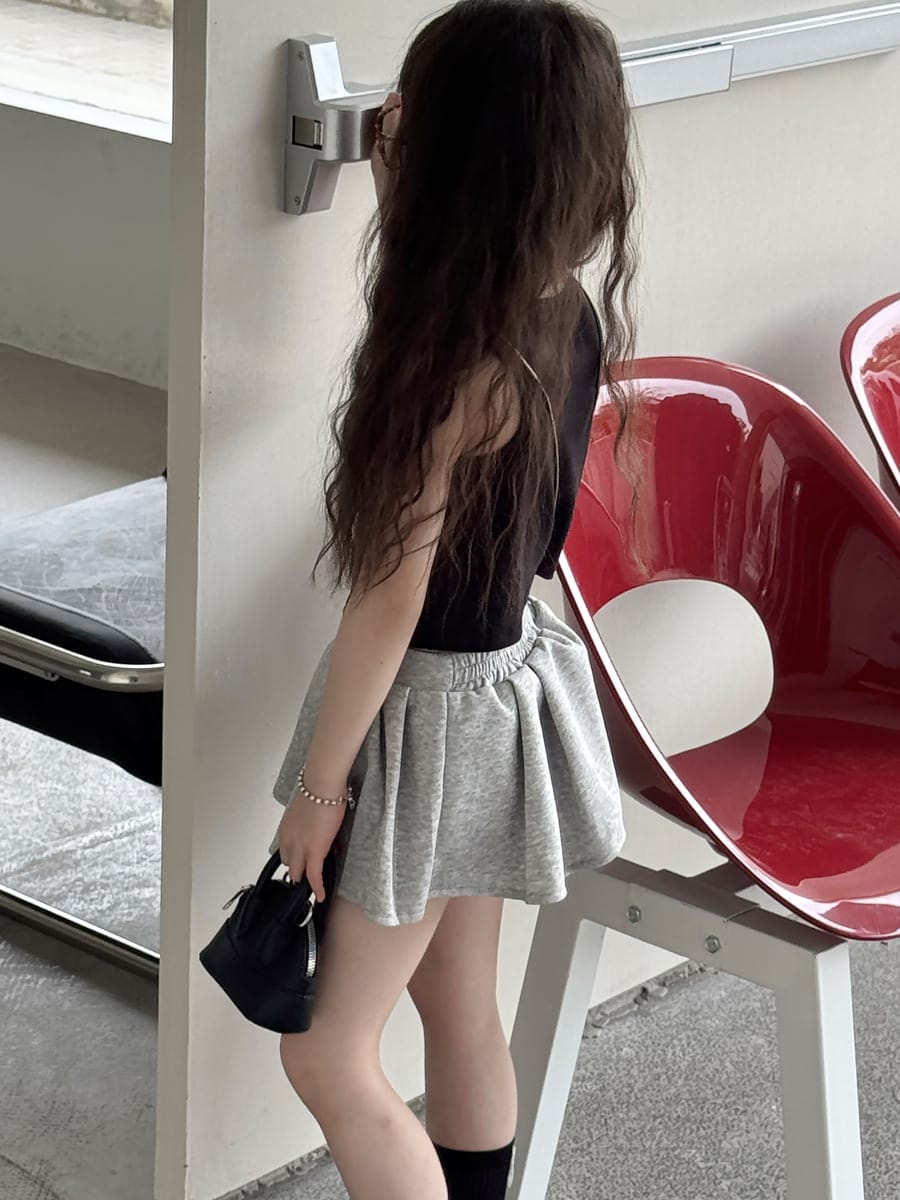 Belted Pleated Skirt プリーツ ミニスカート【mh0013076】 mamahalo kids スカート