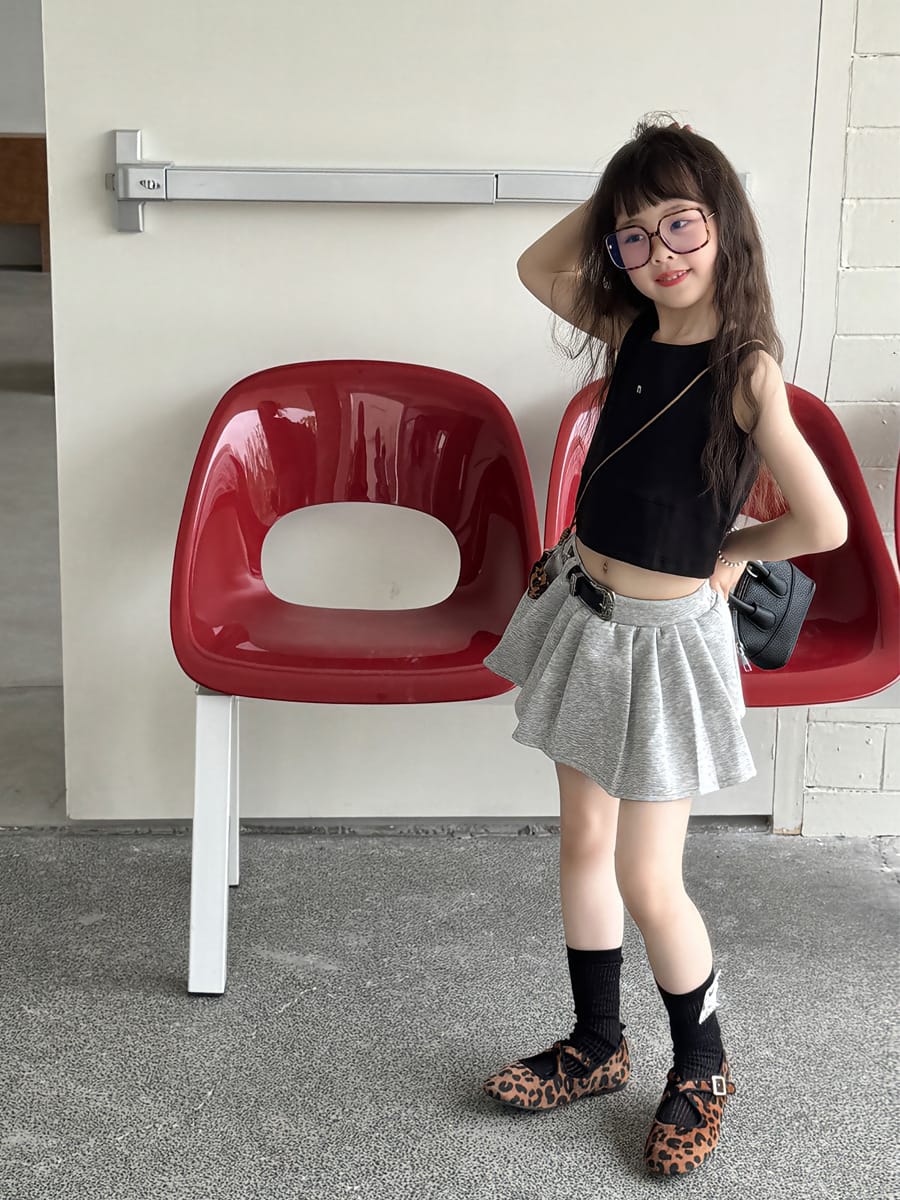 Belted Pleated Skirt プリーツ ミニスカート【mh0013076】 mamahalo kids スカート