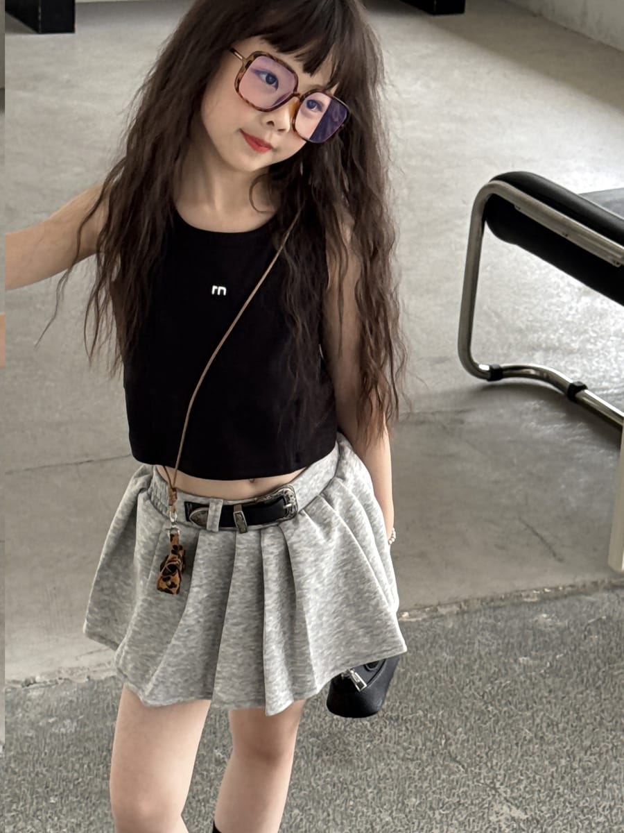 Belted Pleated Skirt プリーツ ミニスカート【mh0013076】 mamahalo kids スカート