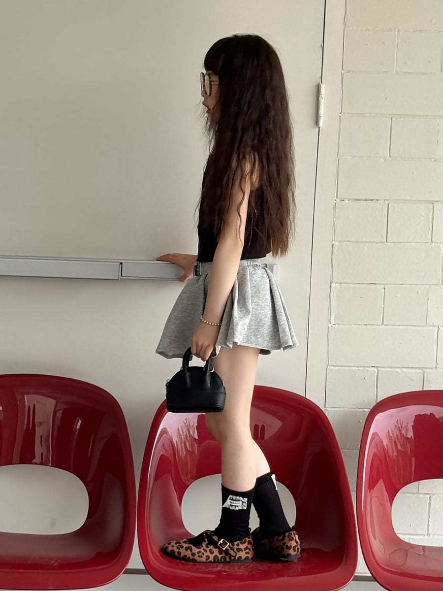 Belted Pleated Skirt プリーツ ミニスカート【mh0013076】 mamahalo kids スカート