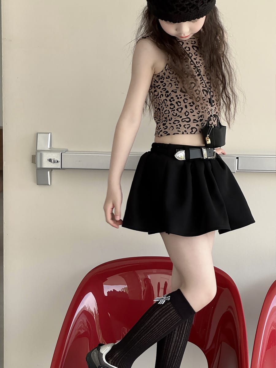Belted Pleated Skirt プリーツ ミニスカート【mh0013076】 mamahalo kids スカート