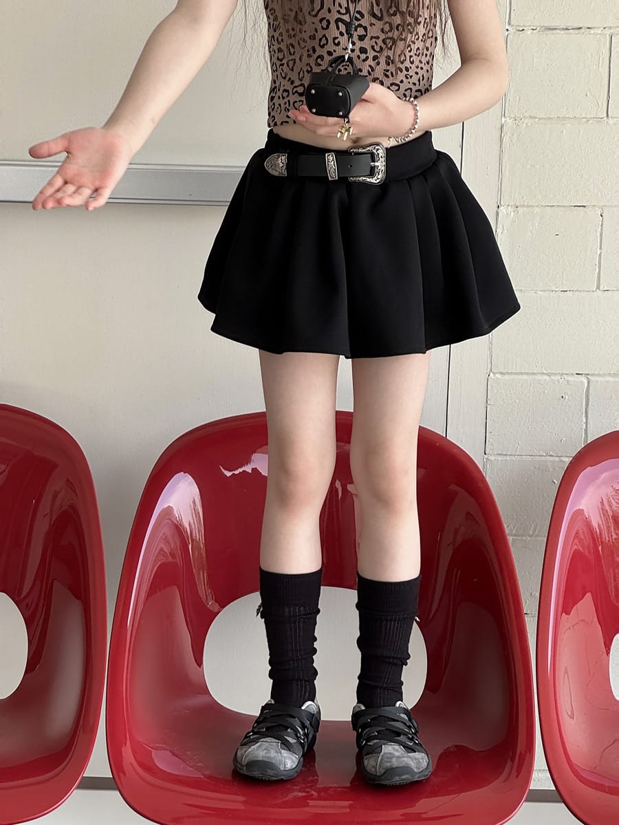 Belted Pleated Skirt プリーツ ミニスカート【mh0013076】 mamahalo kids スカート