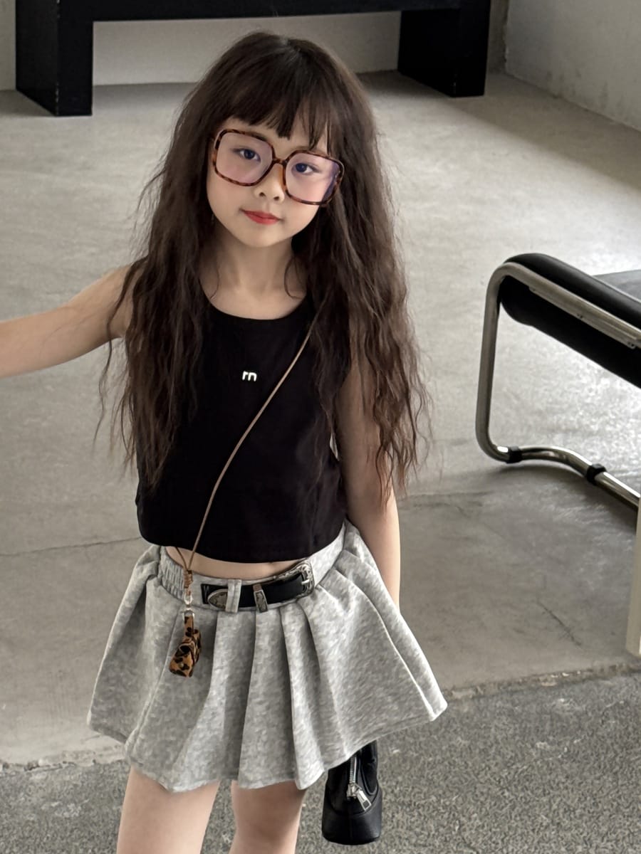 Belted Pleated Skirt プリーツ ミニスカート【mh0013076】 mamahalo kids スカート