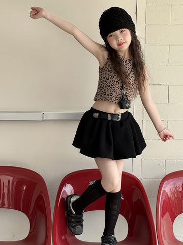 Belted Pleated Skirt プリーツ ミニスカート【mh0013076】 mamahalo kids スカート